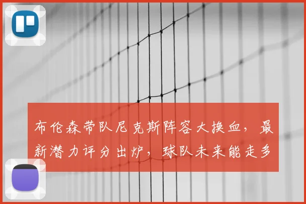 布伦森带队尼克斯阵容大换血,最新潜力评分出炉,球队未来能走多远?